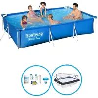 Bestway Pool Steel Pro 300x201x66 cm - Inklusive Zubehör