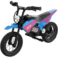 MEGA MOTION MEGAMOTION MT5 Elektro Motorrad Kinder, 12 Zoll Luftreifen, Höchstgeschwindigkeit-16 km/h, Reichweite 10KM, Moto Crossbike Kinder ab 6-12 Jahren