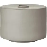 Blomus Makoto Vase aus Steingut - für Zweige oder Stielblumen Elephant Skin L