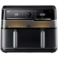 Braun TwinCook 5 Pro Heißluftfritteuse TD5073I BK, 10 Liter 20 Kochprogramme TD5073
