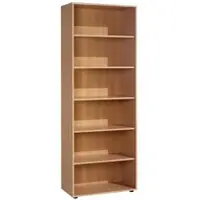Geramöbel Aktenregal Flex, S-386001-B, aus Holz, 6 Ordnerhöhen, 80 x 216 x 40 cm (B/H/T), buche