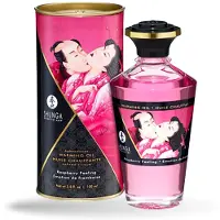 Shunga Massageöl mit Aroma Himbeere - 100 ml