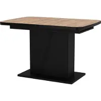 Vicco Esstisch Fenaro Goldkraft Eiche/Schwarz 120 x 80 cm ausziehbar, Model 56578