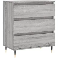 vidaXL Sideboard Grau Sonoma 60x35x70 cm Holzwerkstoff