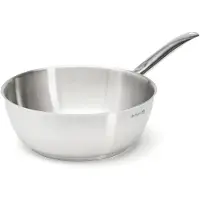 De Buyer Sauteuse - Edelstahl - 28 cm - Prim'Appety Serie - Ergonomischer Griff - Für alle Wärmequellen geeignet