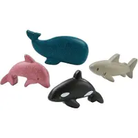 Plantoys Holzspielzeug Meerestiere Set