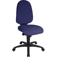 Topstar Bürostuhl Syncro Pro 5, S500 G26 Stoff blau, Gestell schwarz