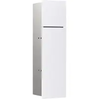 Emco asis pure WC-Modul 60 cm - Unterputz, Glasfront, Anschlag links