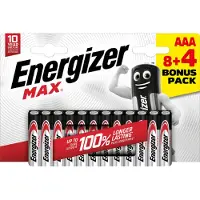 Energizer Max AAA-batteri Alkali-mangan 1.5 V 12 stk