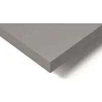 Pokar Tischplatte 2,5 cm Schreibtischplatte für Schreibtisch, Größe:140x80, Farbe:Dunkelgrau