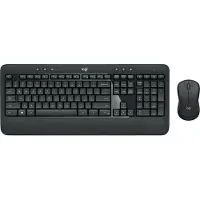 Logitech MK540 Advanced, Kabellos, RF Wireless, Membran Key Switch, QWERTY, Schwarz, Maus enthalten