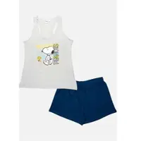 United labels Snoopy Pyjama Set Kurz - grau/blau - XL