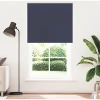 vidaXL Verdunkelungsrollo Marineblau 135x210 cm Stoffbreite 131,6 cm