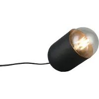 TRIO Tischlampe Nara schwarz
