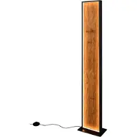TRIO Lighting Holz Stehlampe Kalea, dimmbar, Holz hell, für Wohn- / Esszimmer, Holz, Stehlampe