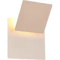 TRIO -Leuchten Wandleuchte LED MIO beige BH 18x18 cm beige Wandlampe
