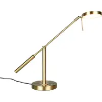 TRIO Schreibtischlampe Monza Messing