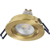 Osram 4058075853553 Spot Set LED Einbaustrahler DIM 6W Gold 85mm