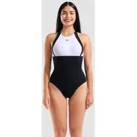 Arena Badeanzug Damen Shapewear Linda - Black-white-black - 48