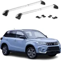 Aurilis Dachträger Relingträger für Suzuki Vitara LY 2015-2025 Alu Silber 2 tlg ABE