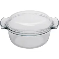 Pyrex 5010762001042, Rund, Gehärtetes Glas, Transparent, 2,5 l, 285 mm, 228 mm