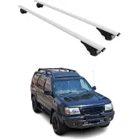 Omac Dachträger Grundtäger für Nissan Xterra 2004-2015 75kg Metall Silber 2 tlg