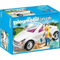 Playmobil 70494 elegantes Cabriolet mit Frau und Hund Korb
