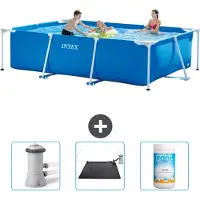 Intex Rechteckiger Frame Pool - 300x200x75 cm - 4-teilig SCB80