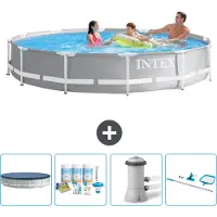 Intex Prism Frame Pool Rund - 366x76 cm - 5-teilig SCB7