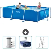 Intex Rechteckiger Frame Pool - 300x200x75 cm - 4-teilig SCB83