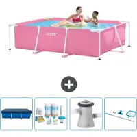 Intex Rechteckiger Frame Pool - 220x150x60 cm - 5-teilig SCB7