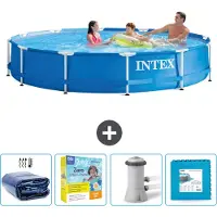 Intex Frame Pool Rund - 366x76 cm - 5-teilig SCB9