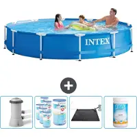 Intex Frame Pool Rund - 366x76 cm - 5-teilig SCB92
