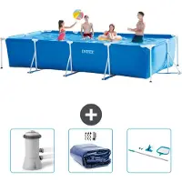 Intex Rechteckiger Frame Pool - 450x220x84 cm - 4-teilig SCB78