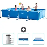 Intex Rechteckiger Frame Pool - 450x220x84 cm - 4-teilig SCB76