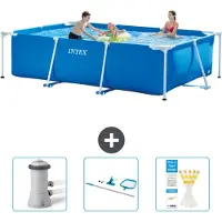 Intex Rechteckiger Frame Pool - 300x200x75 cm - 4-teilig SCB82