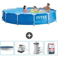 Intex Frame Pool Rund - 366x76 cm - 5-teilig SCB53