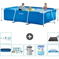 Intex Rechteckiger Frame Pool - 300x200x75 cm - 8-teilig S40196