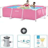 Intex Rechteckiger Frame Pool - 220x150x60 cm - 4-teilig SCB82