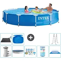 Intex Frame Pool Rund - 366x76 cm - 9-teilig S41746