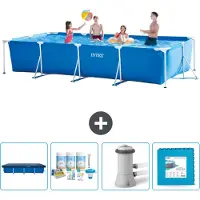 Intex Rechteckiger Frame Pool - 450x220x84 cm - 5-teilig SCB2