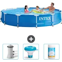 Intex Frame Pool Rund - 366x76 cm - 4-teilig SCB77
