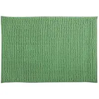 Wellhome - Badezimmermatte aus Mikrofaser 40x60 cm in der Farbe Basilikumgrün - Oruga