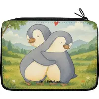 Mr. & Mrs. Panda Bleistiftetui Pinguine Kuscheln Design - Weiß - Geschenk, Federmappe, Hochzeitstag, Valentinstag, Mäppchen, Jahrestag, für Frauen, Freundin, Federtasche