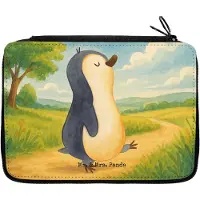 Mr. & Mrs. Panda Bleistiftetui Pinguin marschieren Design - Weiß - Geschenk, Familie, Bruder, Stolz, Schlampermäppchen, Federtasche, Mäppchen, Etui, Stifte