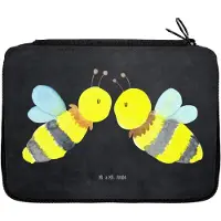 Mr. & Mrs. Panda Federmäppchen Biene Liebe - Kreidetafel - Geschenk, Etui, Mäppchen, Federtasche, Schlampermäppchen, Federmappe