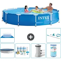 Intex Frame Pool Rund - 366x76 cm - 7-teilig S41550