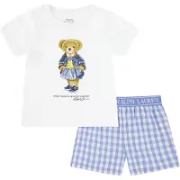 Polo Ralph Lauren Acc Polo Ralph Lauren Schlafanzug - Hafeninsel Blue m. Kuscheltier - - 8-10 Jahre (128-140) - Schlafanzug 2-teilig