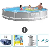 Intex Prism Frame Pool Rund - 366x76 cm - 5-teilig SCB14