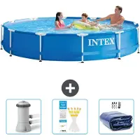 Intex Frame Pool Rund - 366x76 cm - 4-teilig SCB74